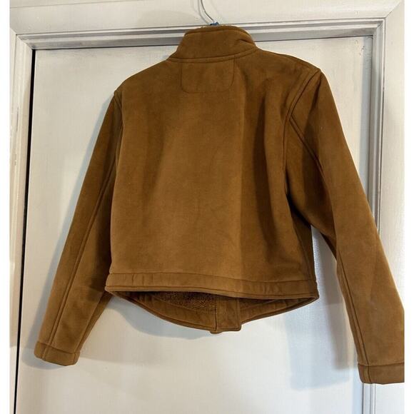 Country Cheyenne Collection Clothing Co Faux Suede Plush Shearling Jacket L - Picture 5 of 13